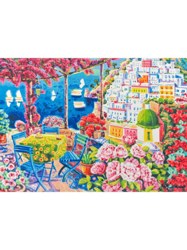 Athos Faccincani "Le Sedie Azzurre nella Luce di Positano"