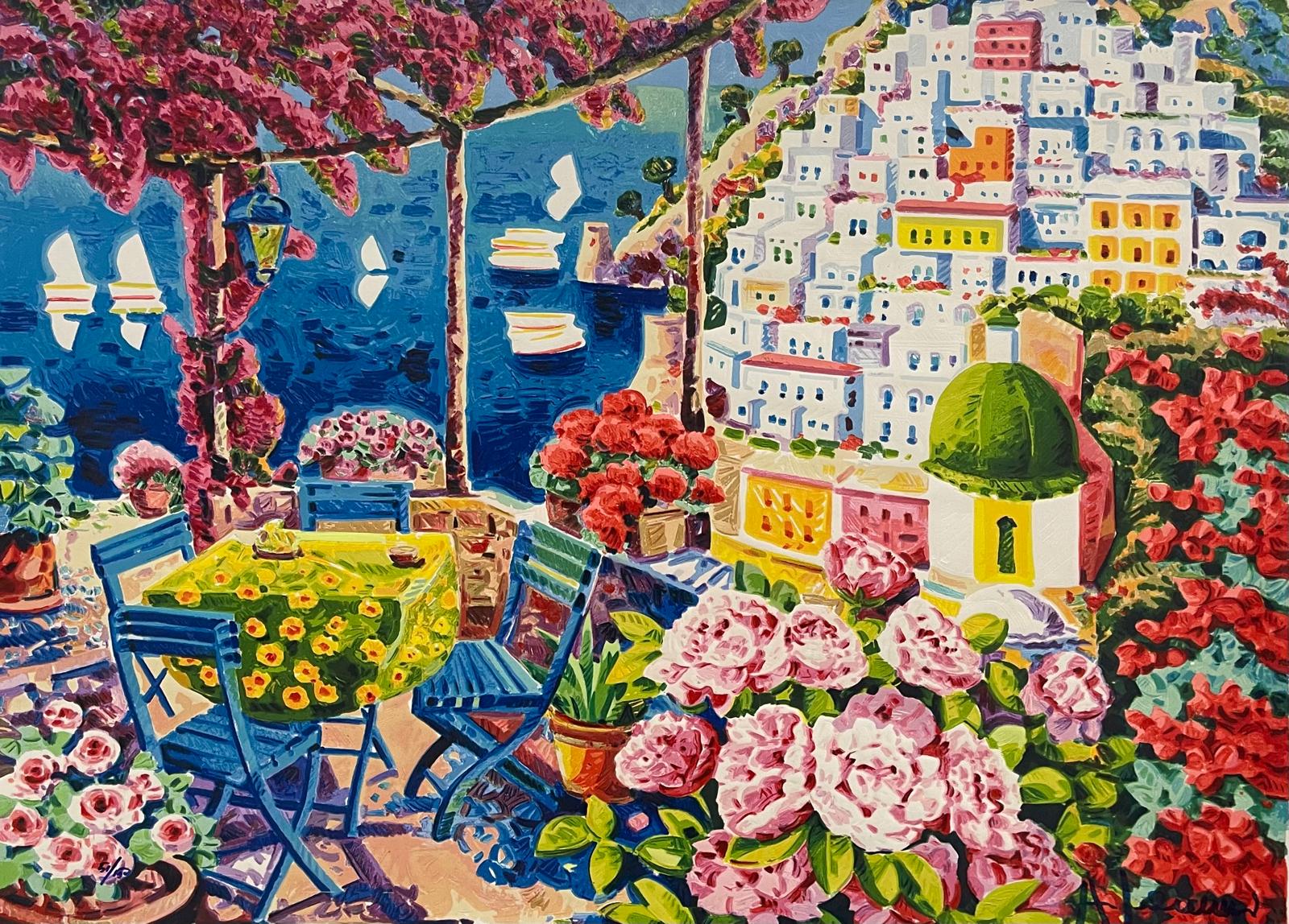 Athos Faccincani "Le Sedie Azzurre nella Luce di Positano" - immagine 2